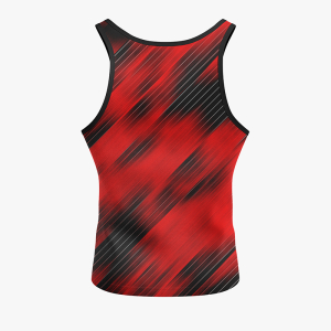 Men's Training Tank with Red and Black