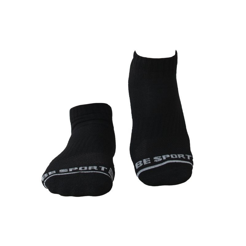 BES-Men's Basic Low-Cut Socks 12-Pairs Black / Gray(10 - 13 size)